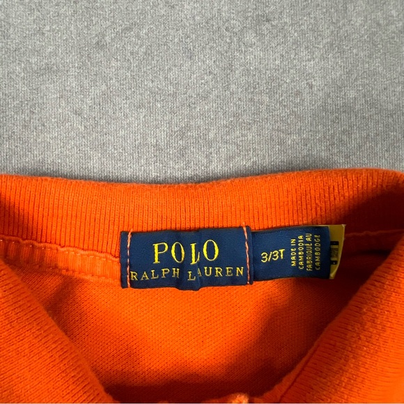 Polo by Ralph Lauren Kids Orange Polo Shirt - Picture 4 of 4